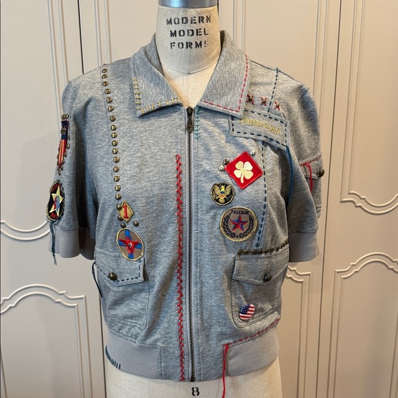 Double D Ranch Americana Bomber Jacket pristine -Small - Picture 4 of 10